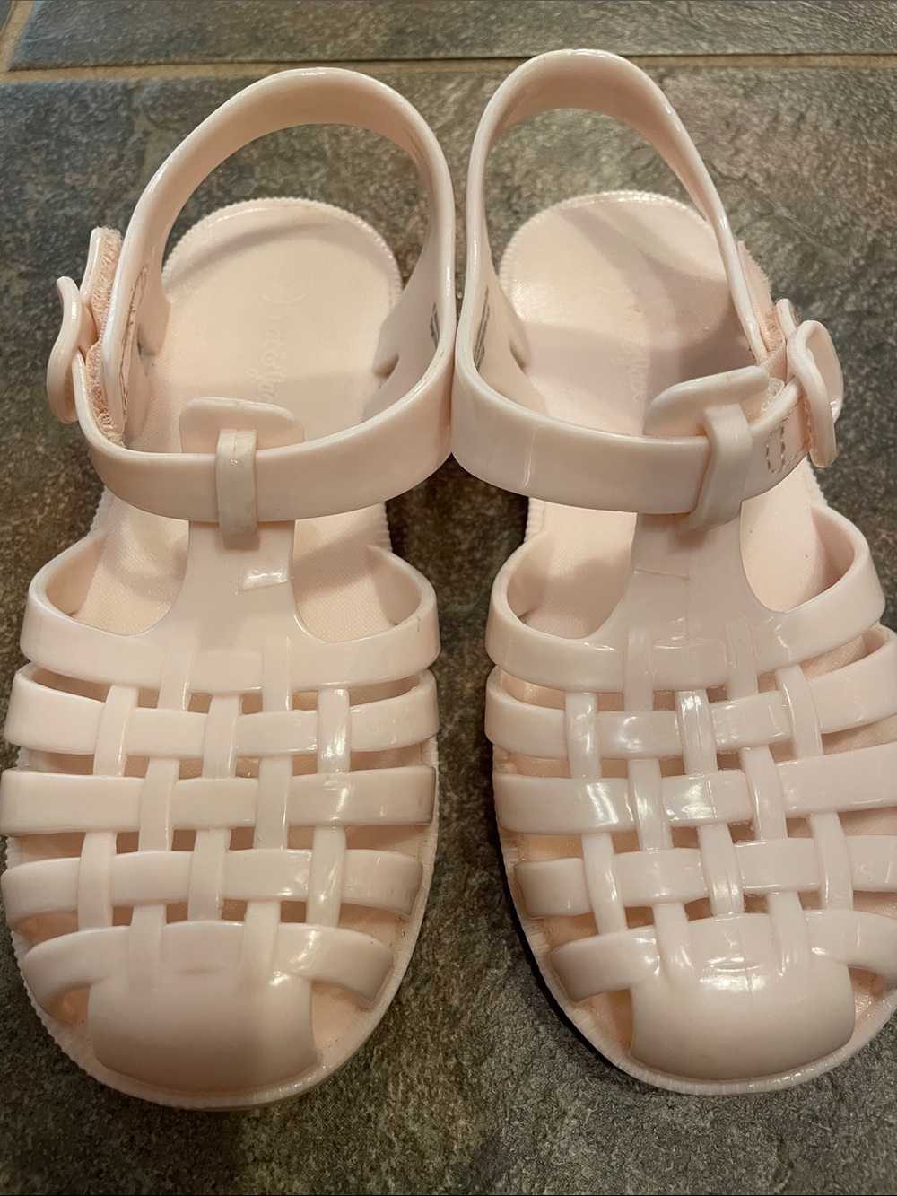 Cat & Jack Pale Pink Jelly Fisherman Sandals